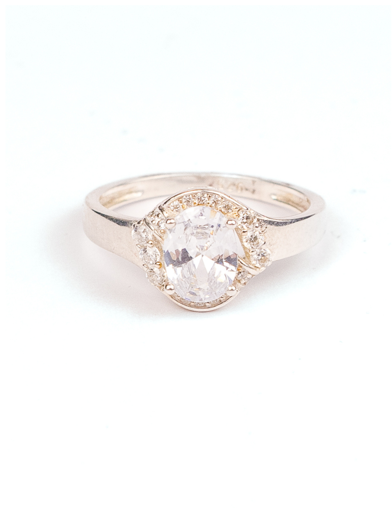 Anillo Plata Ice Ocean Dama Femenino Mujer